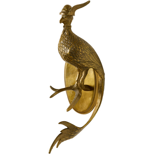 Avery the Pheasant Wall Mount 22.75"x 8.25"x 10" | Cast Aluminum