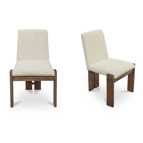 Beige Upholstered Dining Chairs Set of 2 (TL-1030-34) by Moe's Home Collection