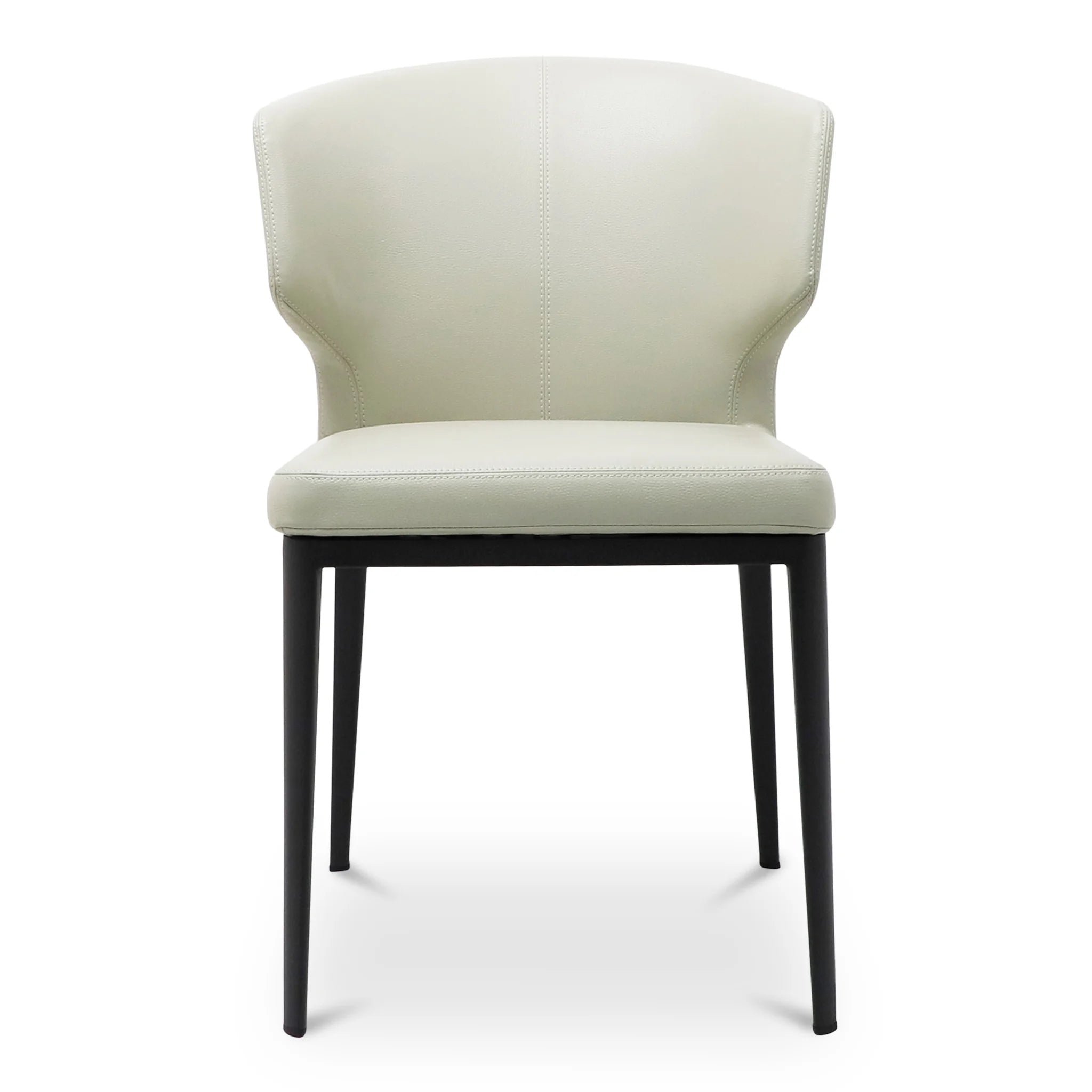 Beige Vegan Leather Dining Chairs Set of 2 (EJ-1018-34) by Moe's Home Collection image 4