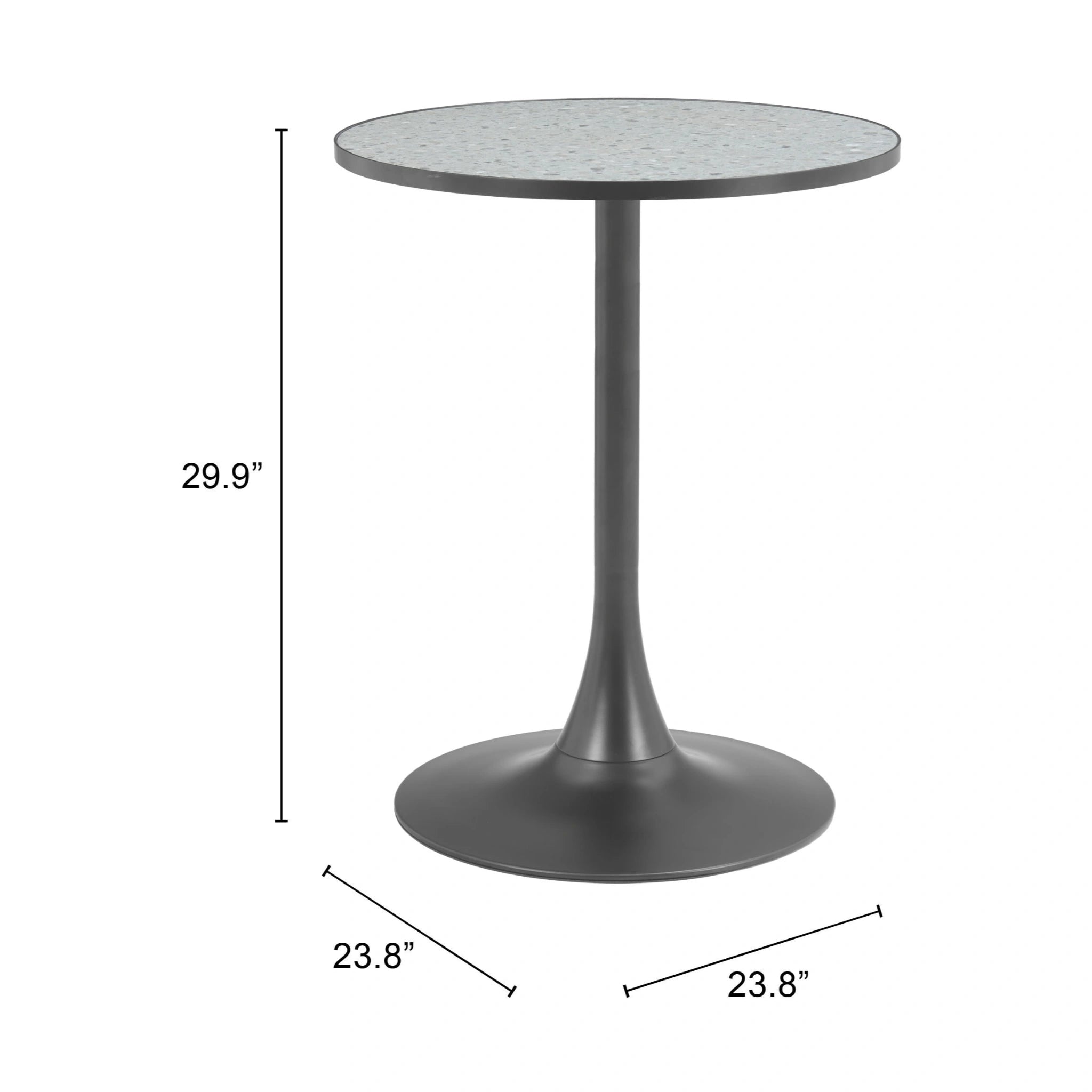 Bite Bistro Table Gray & Black image 12