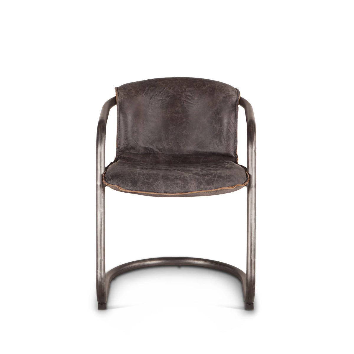 Black Leather Dining Chairs Set of 2 (GPF-DC22AE) By Home Trends Direct 