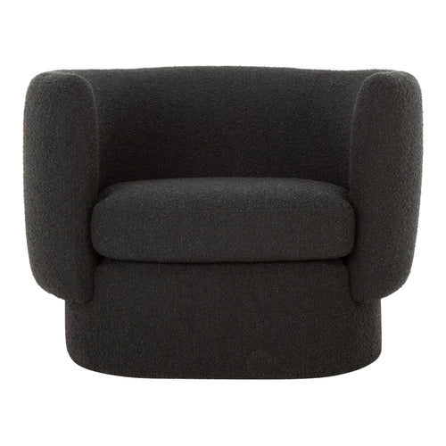 Black Upholstered Accent Chair