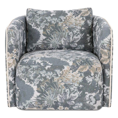 Blue Tapestry Accent Chair (OA-1114-26) by Moe's Home Collection