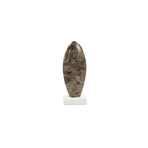 Boda Sculpture Dark Emperador Marble (AI-1019-20) by Moe's Home Collection