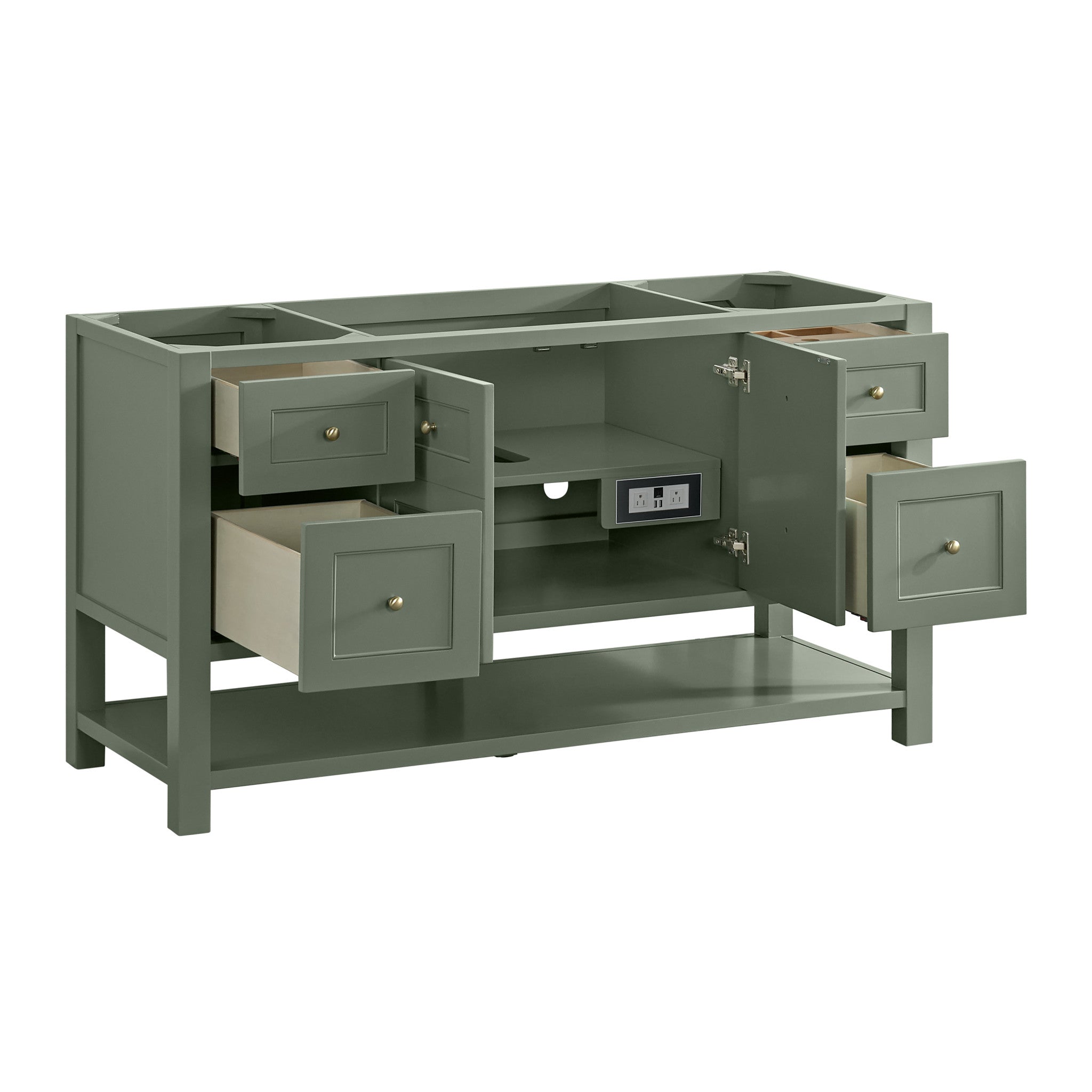 breckenridge-60-single-vanity-in-smokey-celadon-w-freepower-wireless-charger-by-james-martin-vanities-siberian-silestone image 1