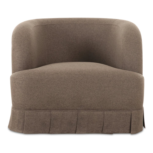 Brown Swivel Accent Chair