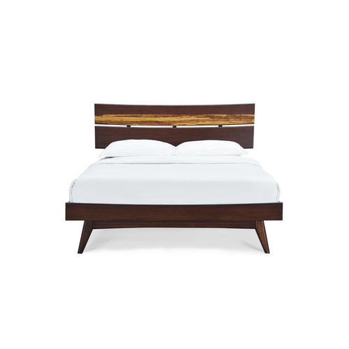 California King Solid Bamboo Platform Bed, Sable - Azara by Greenington