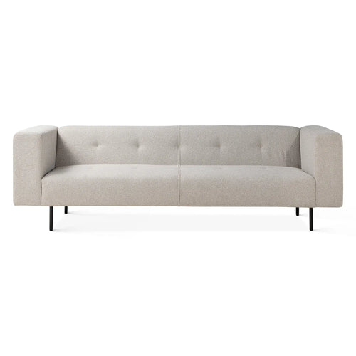Cream Boucle Tufted Sofa Couch for Living Room