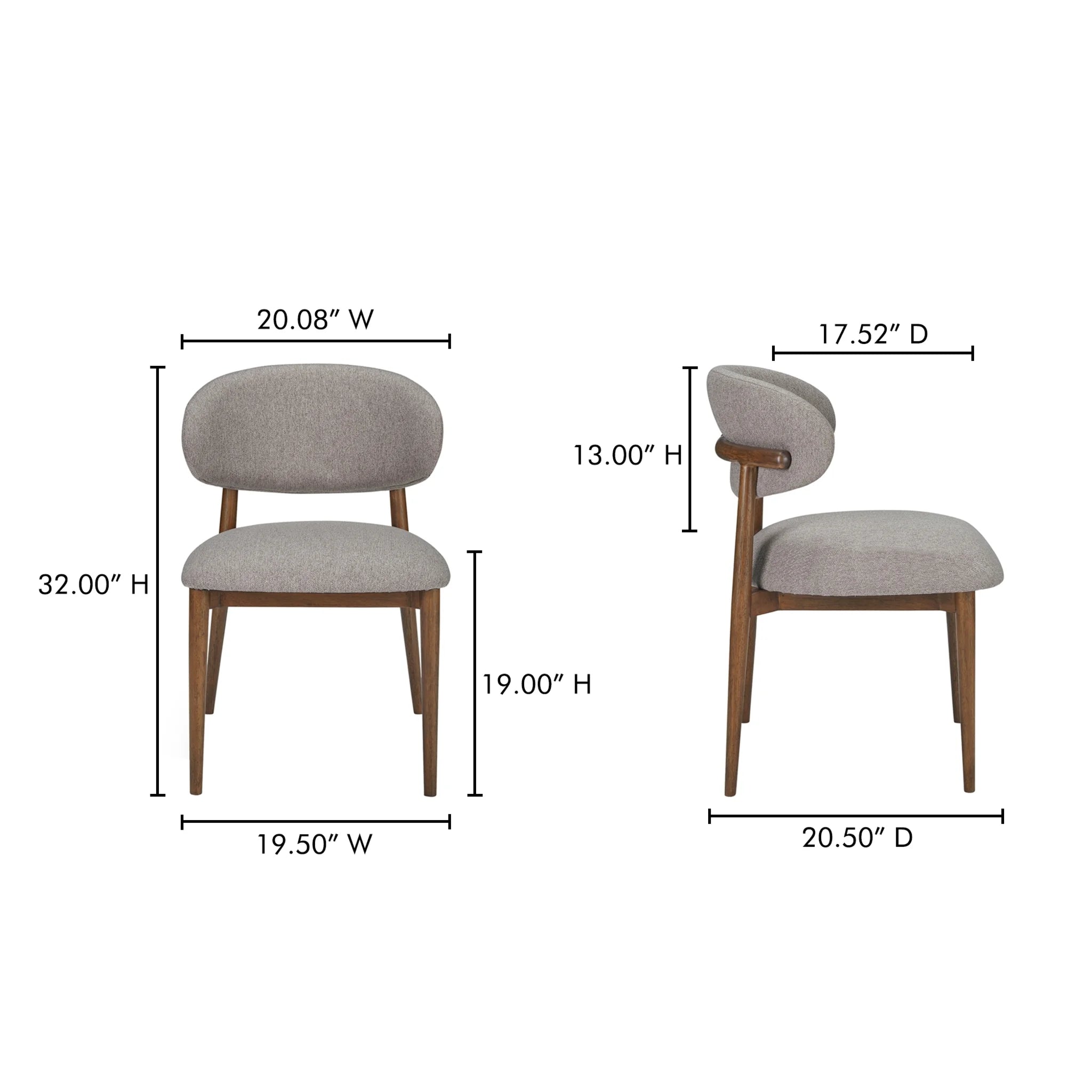 Cream Faux Fur Lounge Chair with Oak Frame (ME-1069-21) by Moe's Home Collection image 2