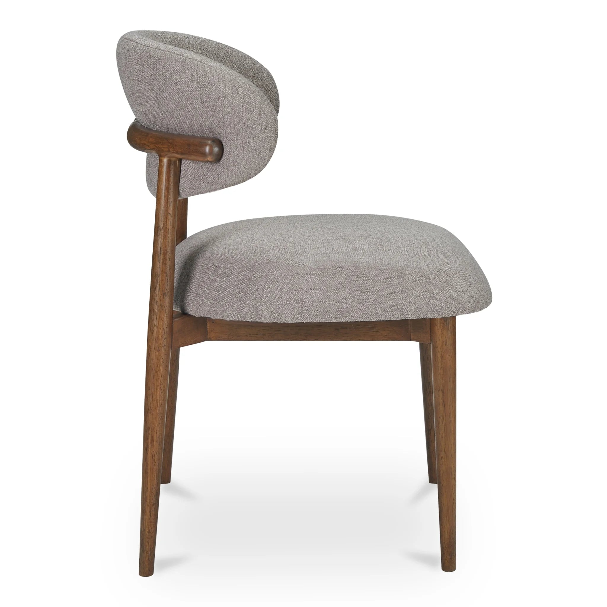 Cream Faux Fur Lounge Chair with Oak Frame (ME-1069-21) by Moe's Home Collection image 4