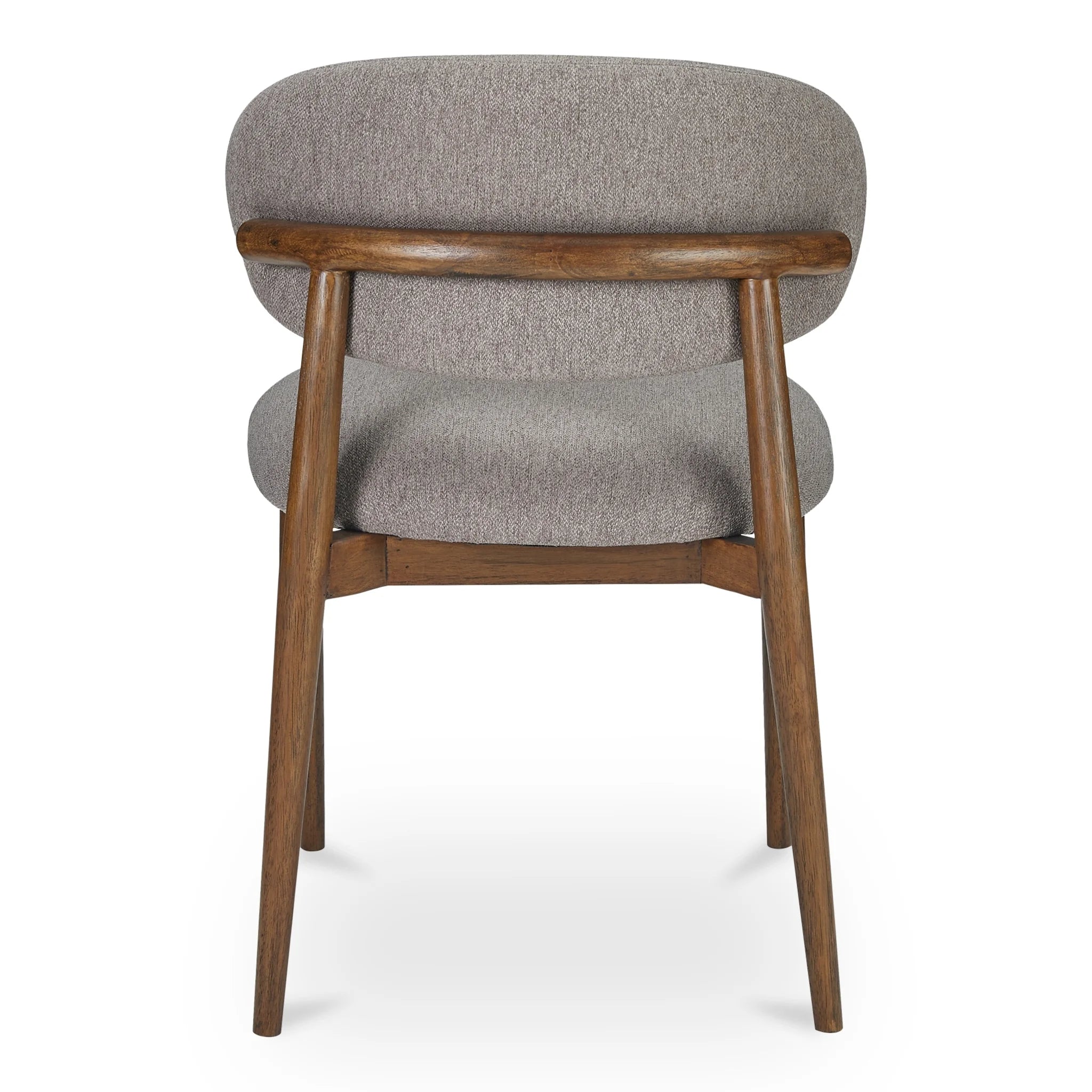 Cream Faux Fur Lounge Chair with Oak Frame (ME-1069-21) by Moe's Home Collection image 5