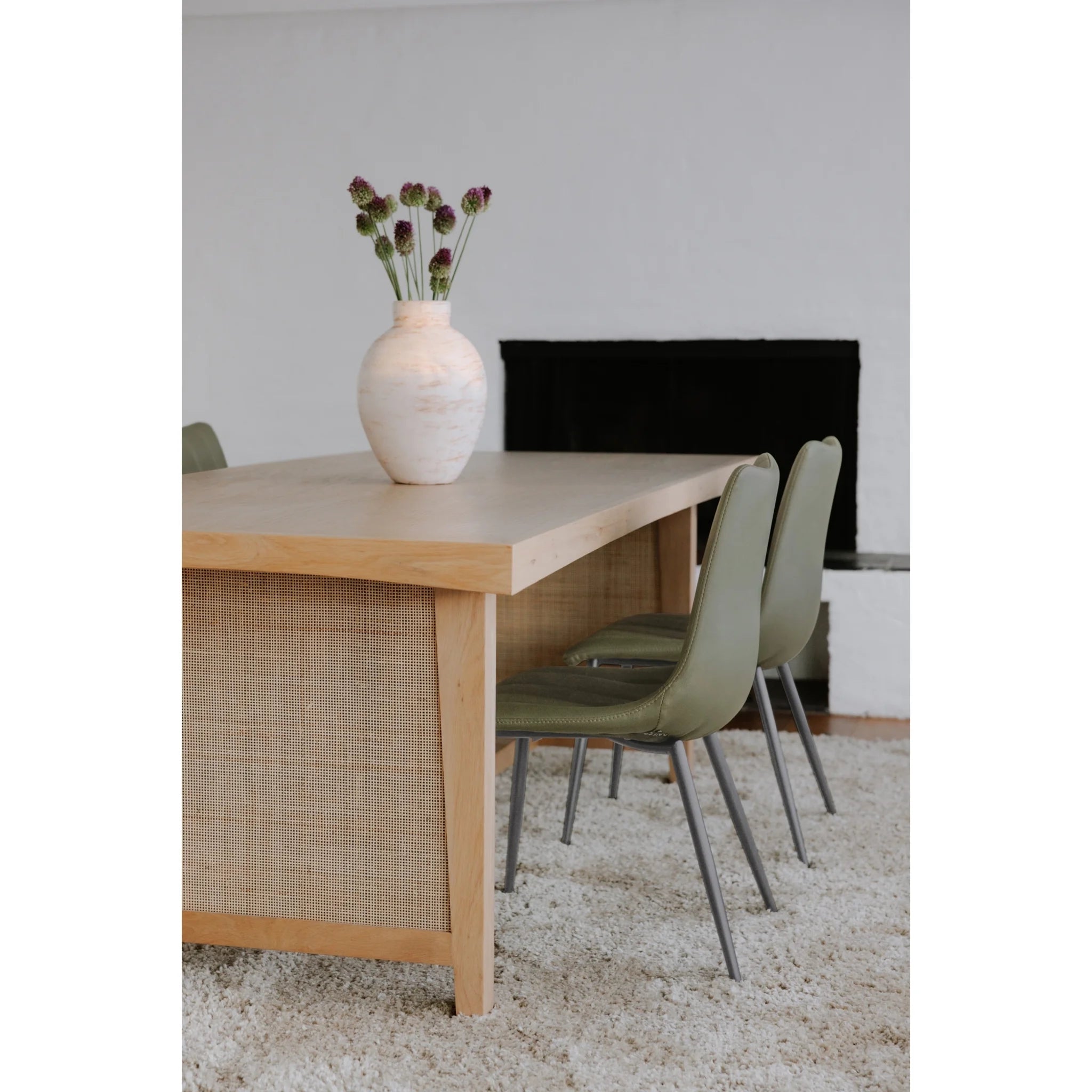 Dark Green Dining Chairs Set of 2 (UU-1022-27) by Moe's Home Collection image 2