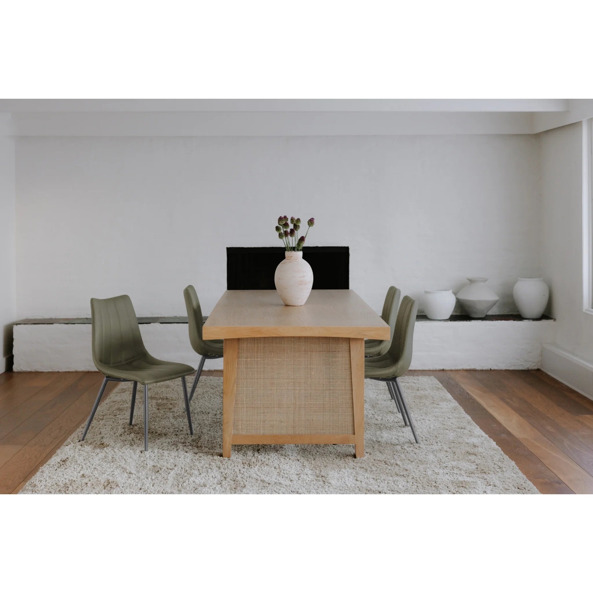 Dark Green Dining Chairs Set of 2 (UU-1022-27) by Moe's Home Collection image 3