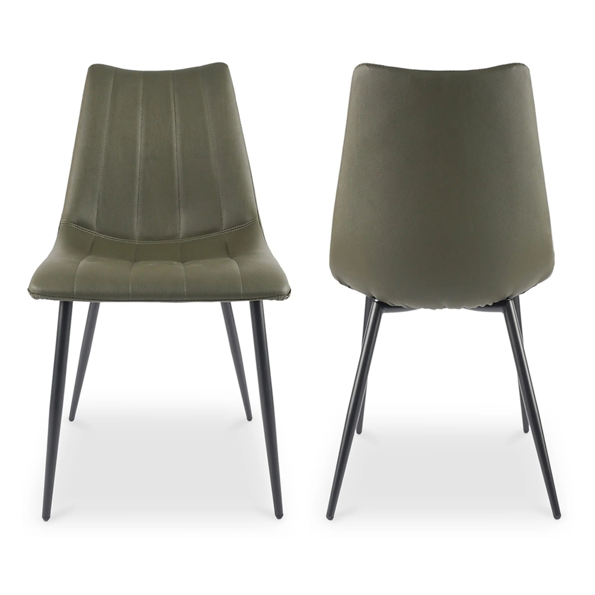 Dark Green Dining Chairs Set of 2 (UU-1022-27) by Moe's Home Collection image 5