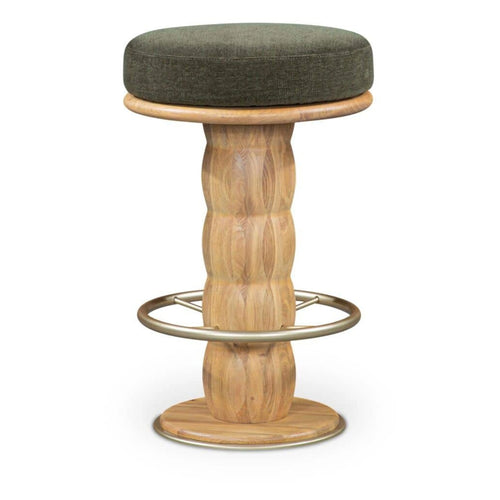 Dark Green Swivel Counter Stool (EF-1008-27) by Moe's Home Collection