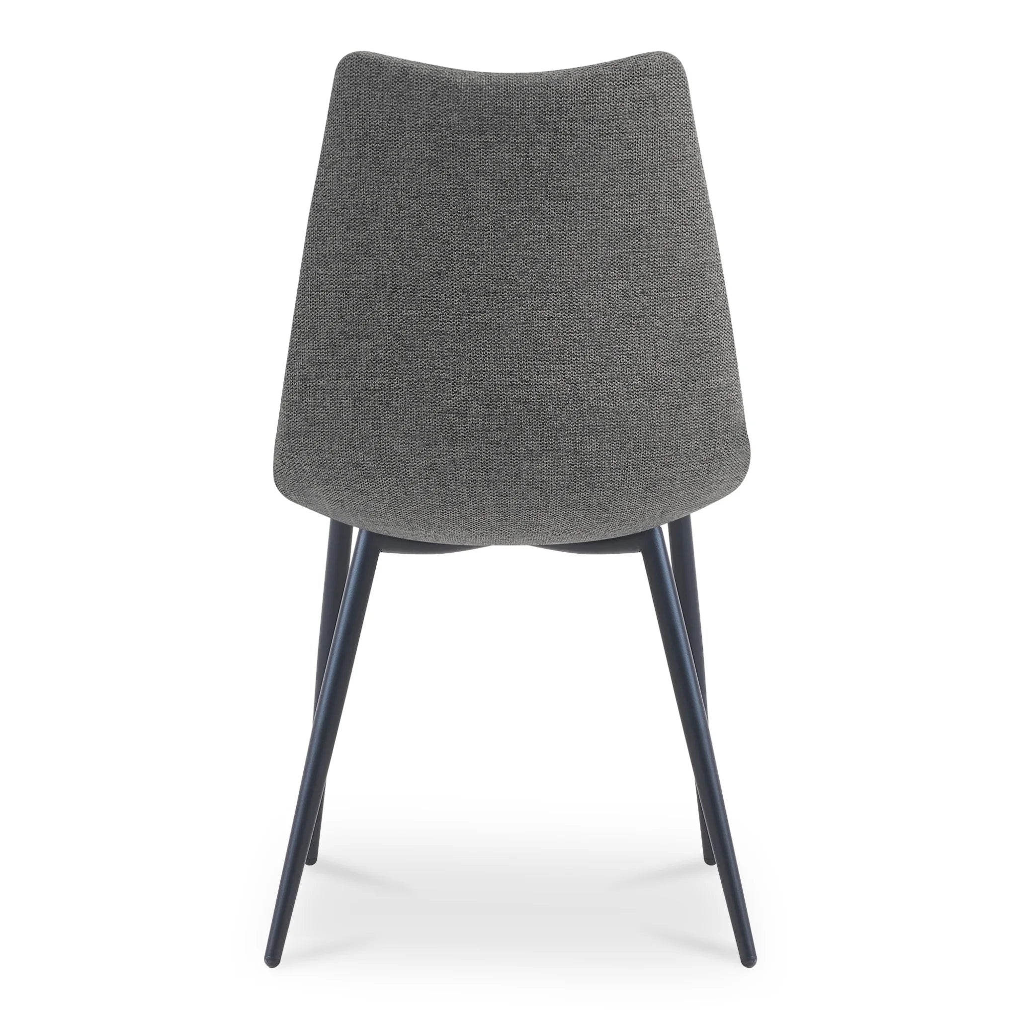 Dark Grey Channel-Stitched Dining Chairs Set of 2 (UU-1022-25) by Moe's Home Collection image 6