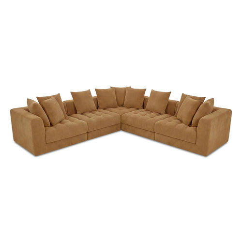 Davie Classic L Modular Sectional Golden Yellow (OA-1133-09) by Moe's Home Collection