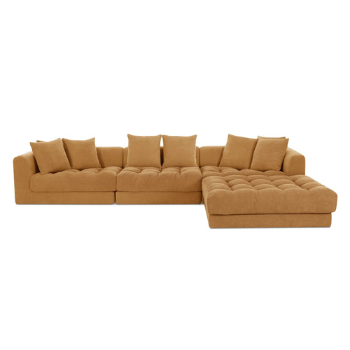 Davie Lounge Modular Sectional Golden Yellow (OA-1131-09) by Moe's Home Collection