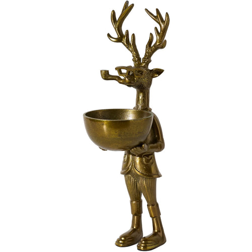 Frankie the Buck Dish Stand 4.75"x 6"x 16.25" | Cast Aluminum