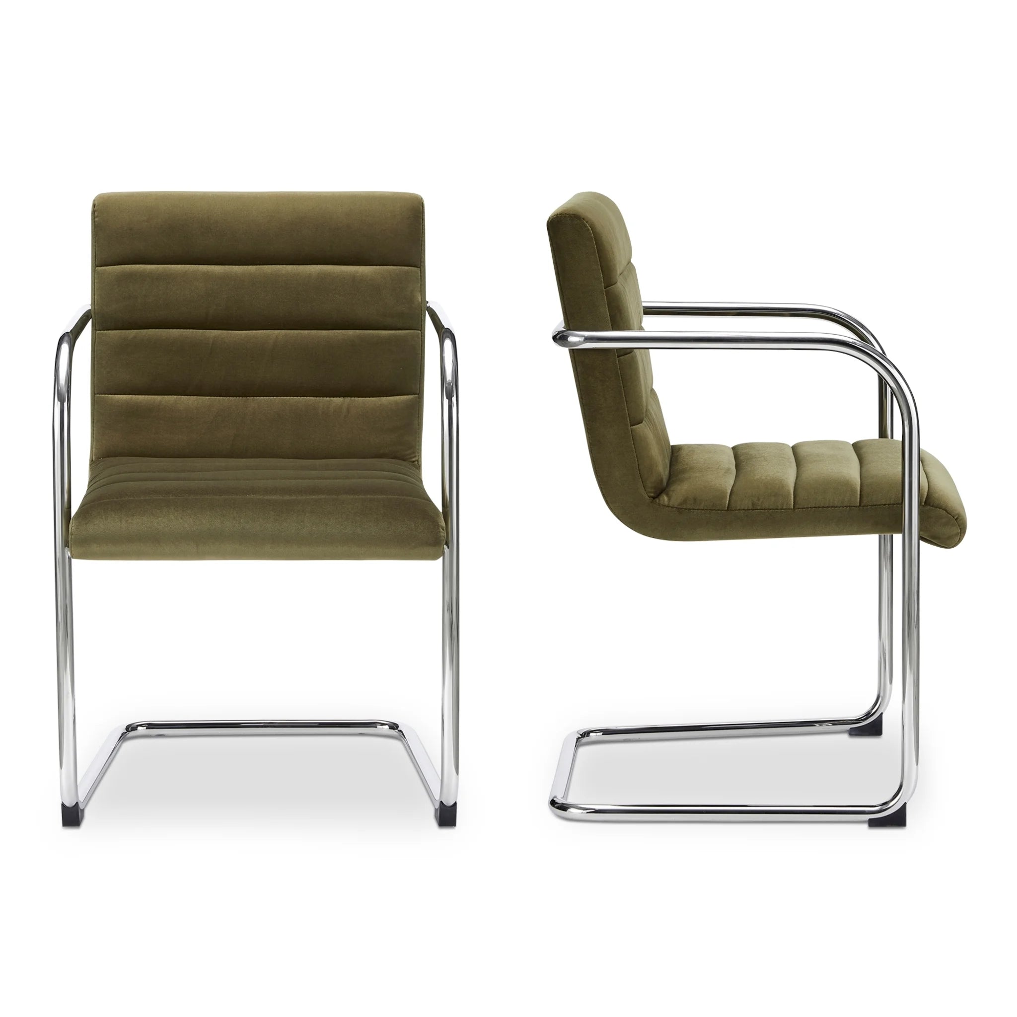 Green Upholstered Dining Chairs Set of 2 (YM-1021-16) by Moe's Home Collection image 5