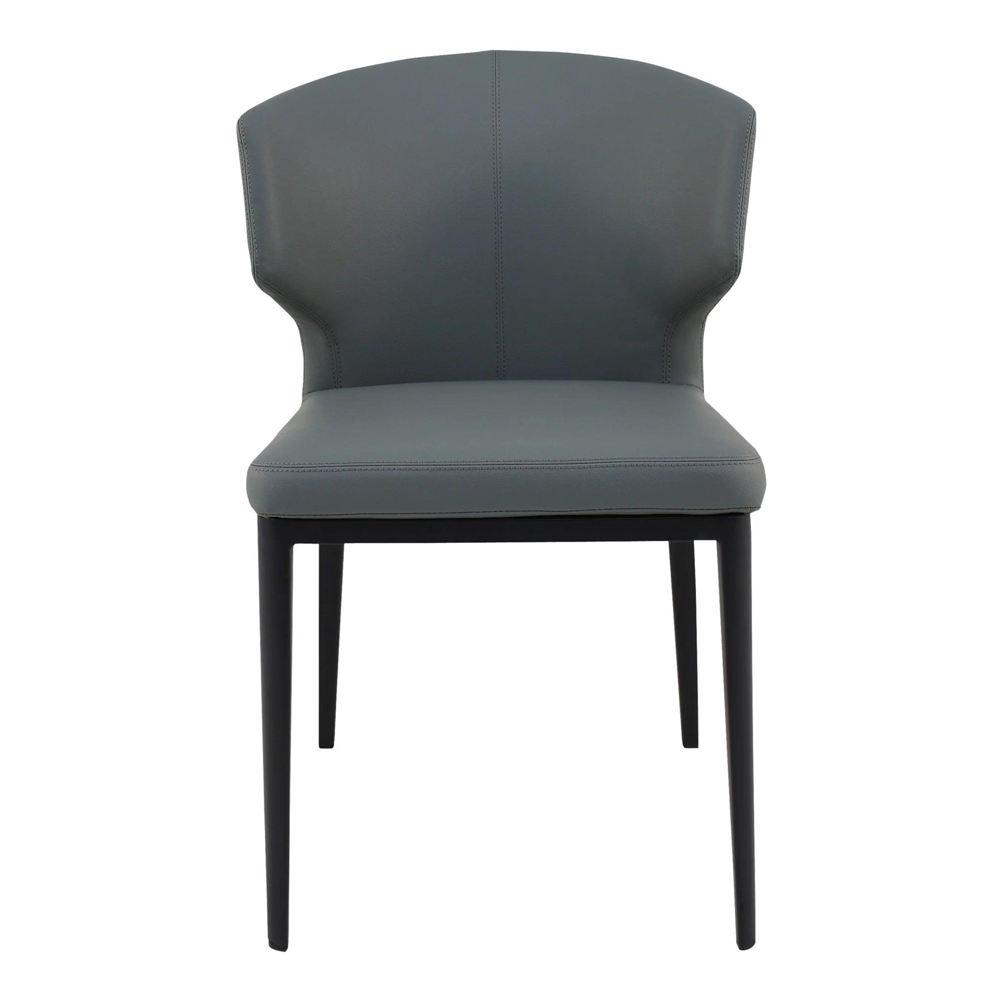 Grey Vegan Leather Dining Chairs Set of 2 (EJ-1018-15) by Moe's Home Collection image 4