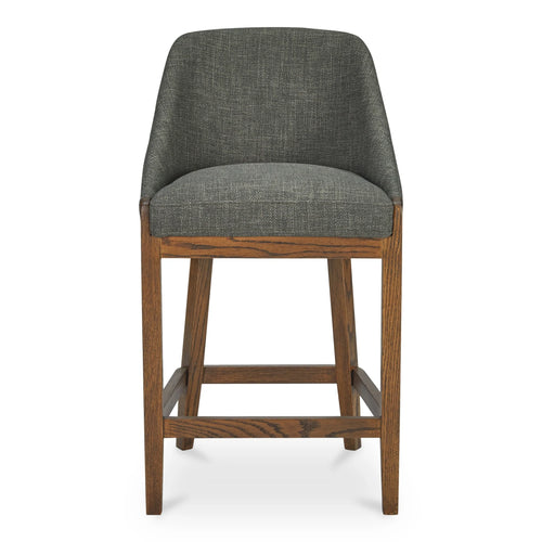 Heather Green Curved-Back Counter Stool (ME-1072-27) by Moe's Home Collection