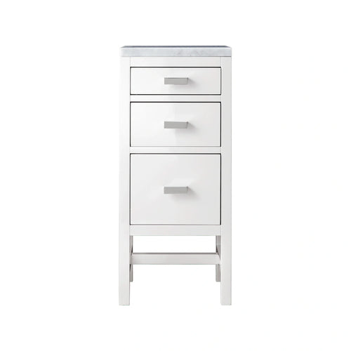 15" Addison Base Cabinet in Glossy White by James Martin Vanities (E444-BC15-GW)