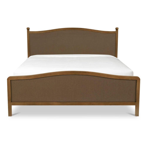 King Brown Upholstered Platform Bed (BZ-1173-03-0) by Moe's Home Collection