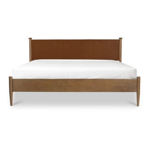 King Brown Upholstered Platform Bed (MU-1009-03-0) by Moe's Home Collection