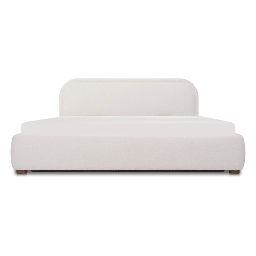 King Oatmeal Upholstered Gas-Lift Storage Bed (RN-1166-34-0) by Moe's Home Collection