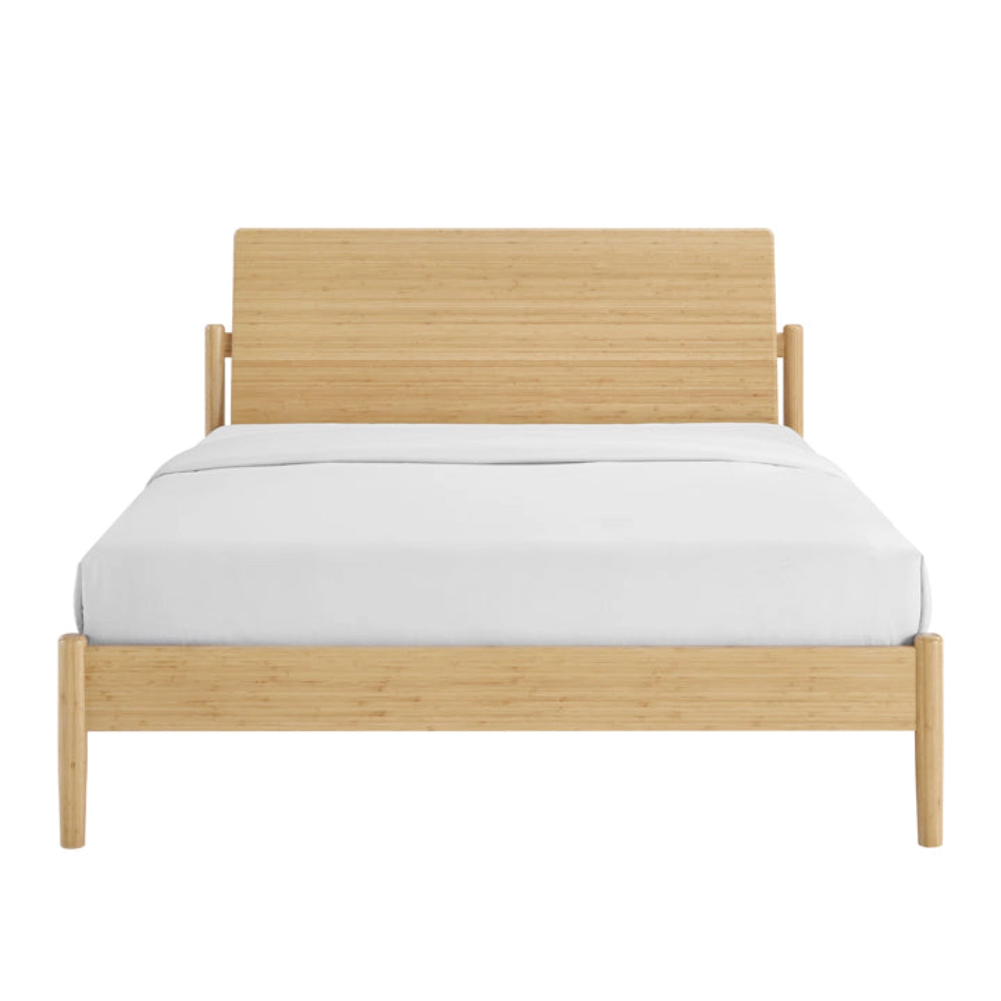 King Solid Bamboo Monterey Platform Bed, Wheat by Greenington image