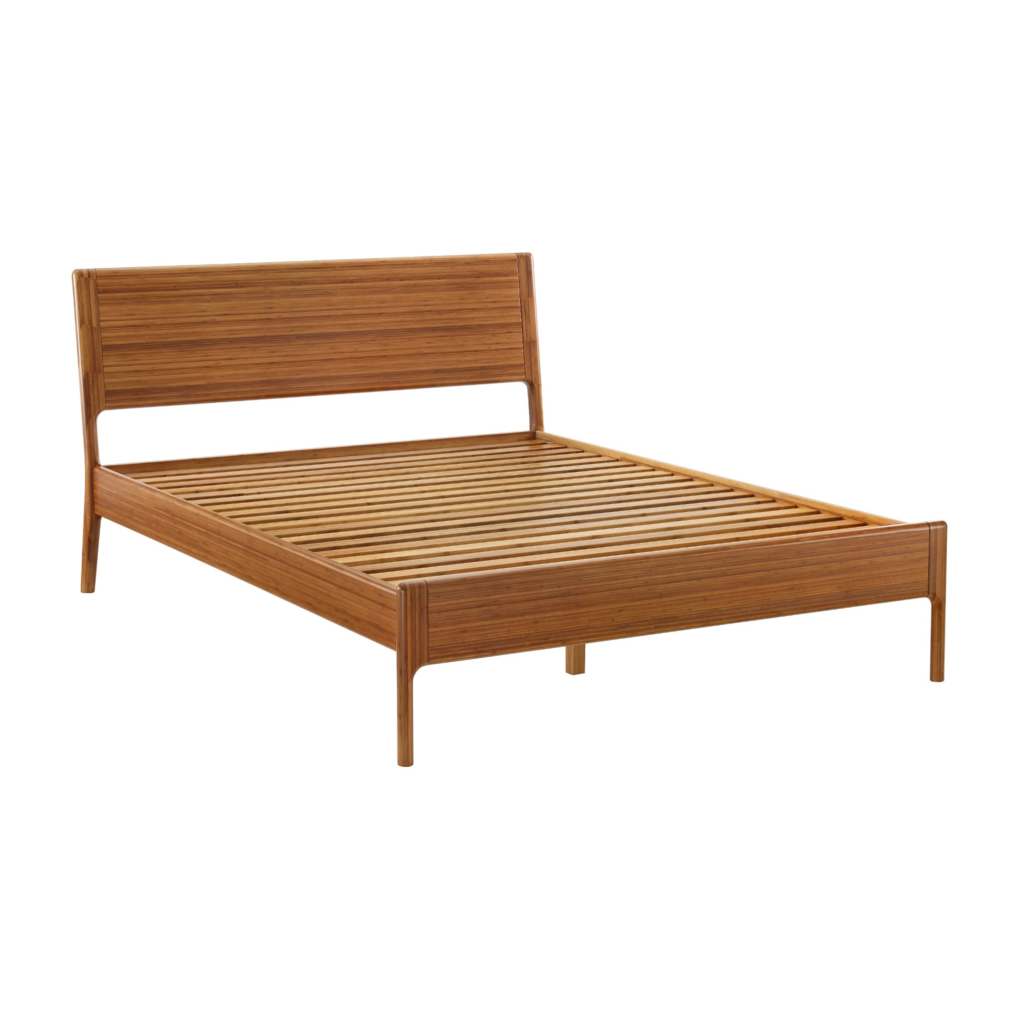 King Solid Bamboo Ventura Platform Bed, Amber by Greenington image 3