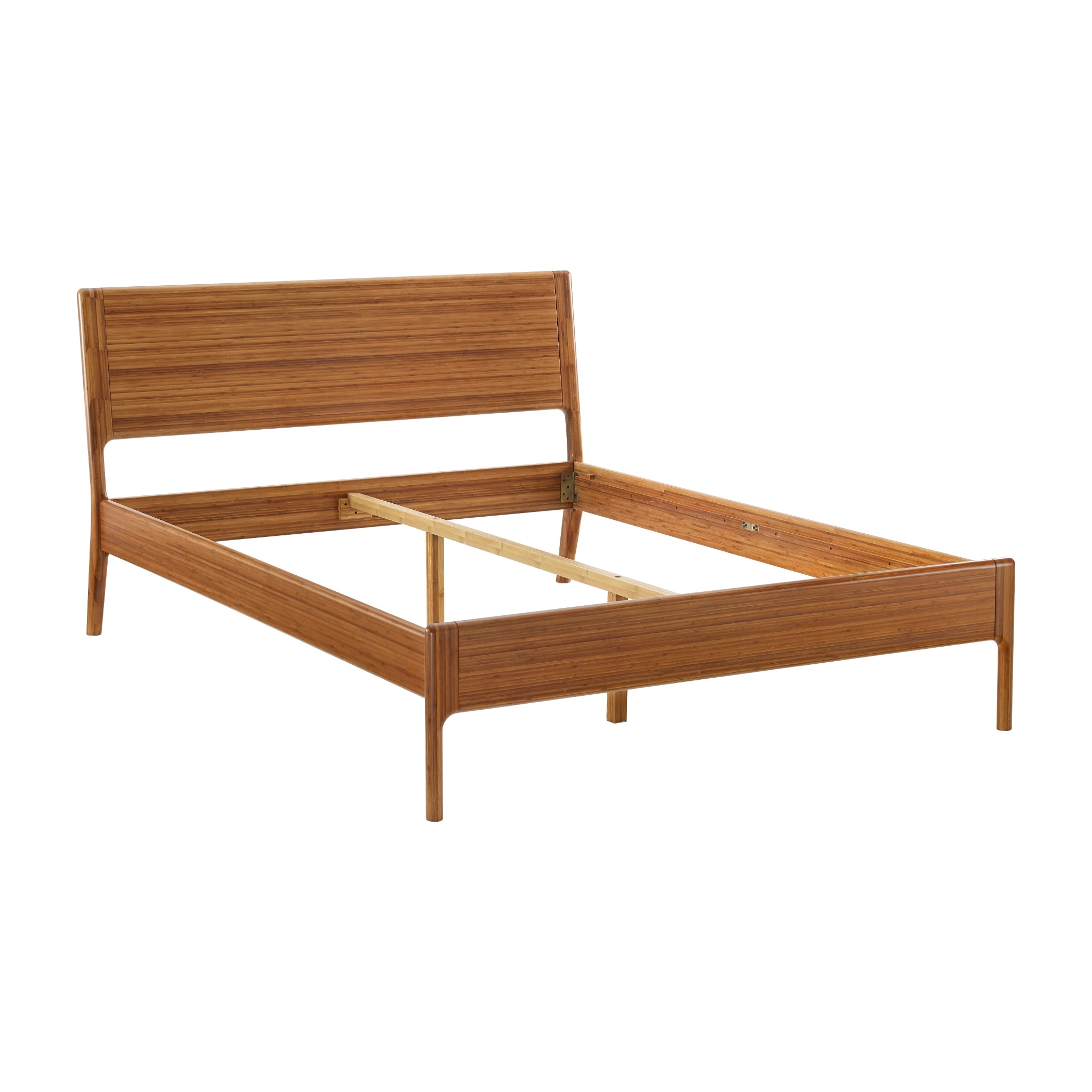King Solid Bamboo Ventura Platform Bed, Amber by Greenington image 4