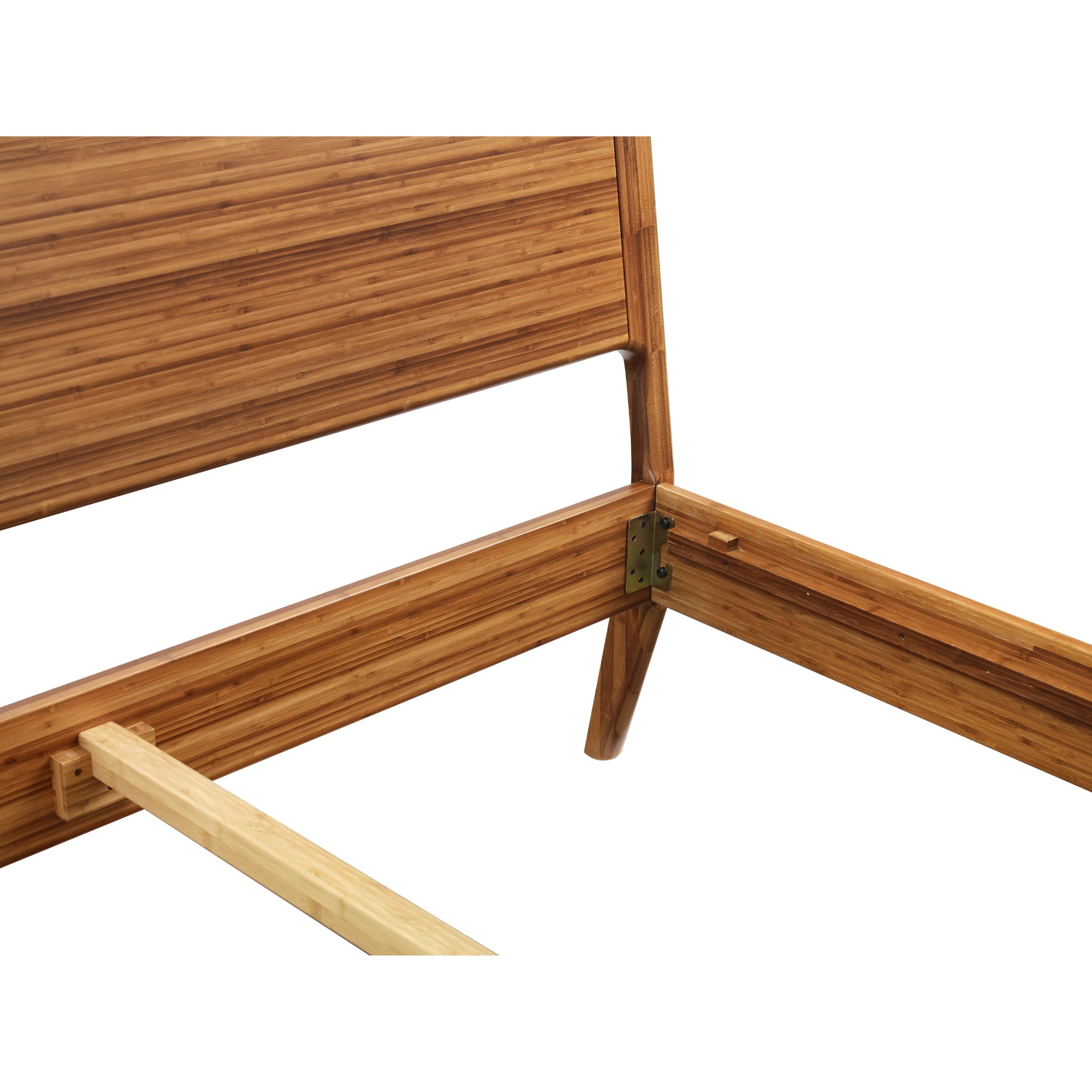 King Solid Bamboo Ventura Platform Bed, Amber by Greenington image 5