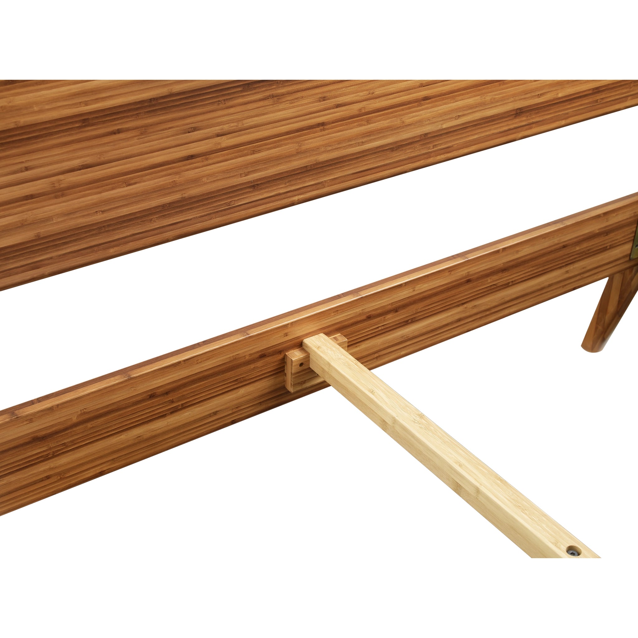 King Solid Bamboo Ventura Platform Bed, Amber by Greenington image 6