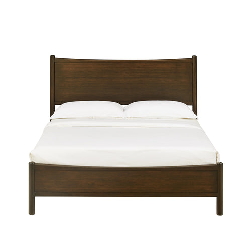 King Solid Bamboo Platform Bed, Black Walnut - Weston by Greenington