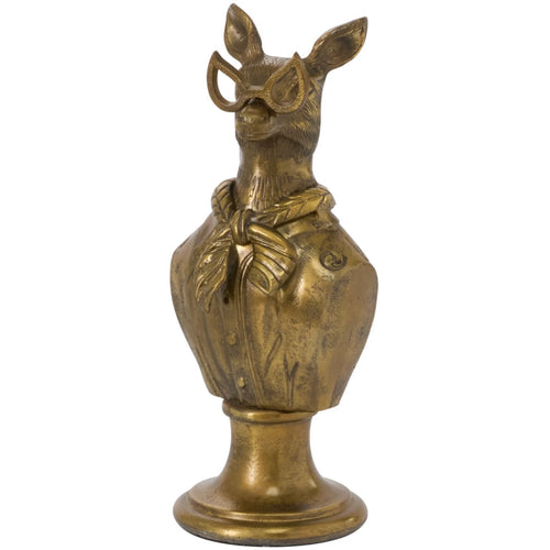 Margie the Doe Bust 6"x 5.5"x 15.75" | Cast Aluminum