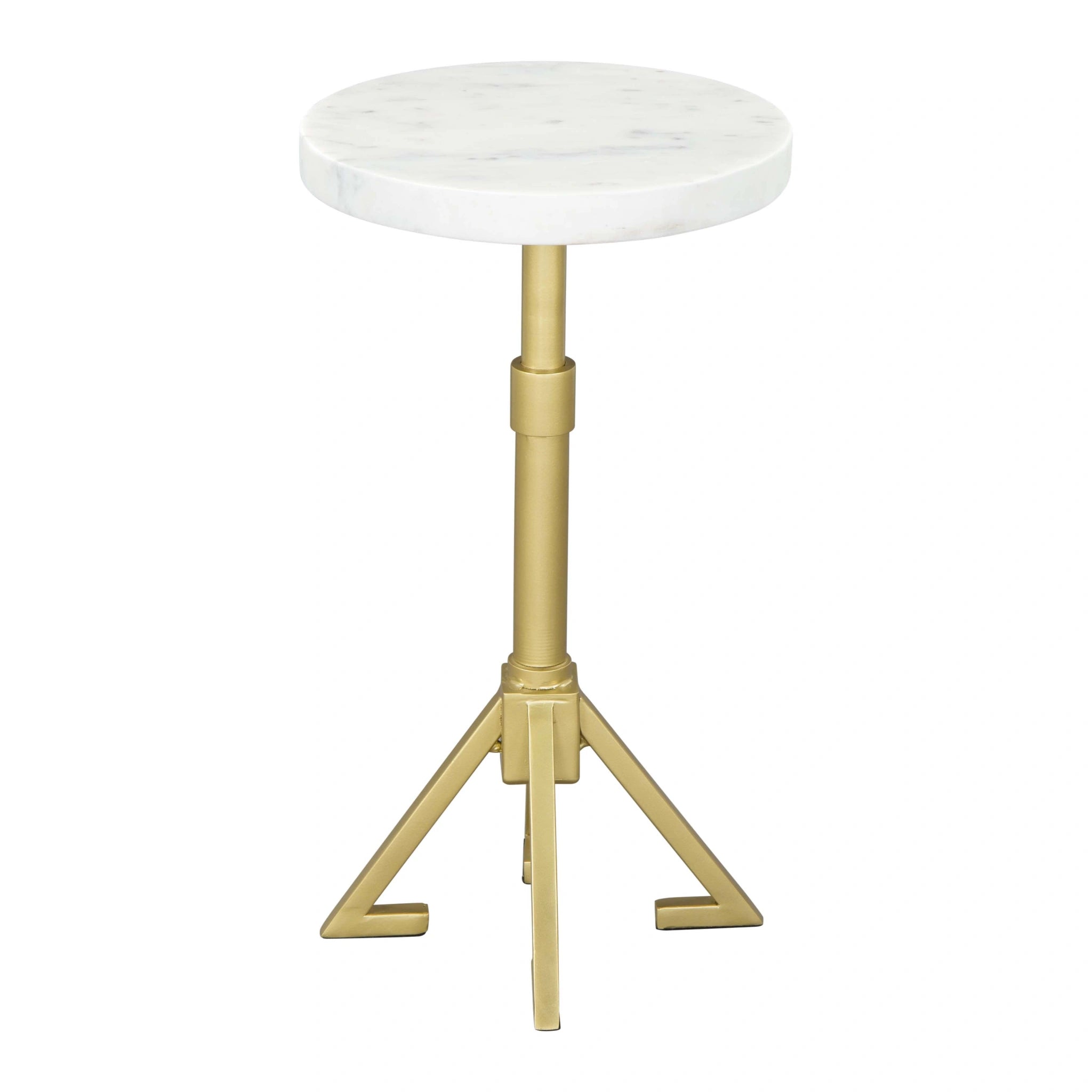 Maurice Side Table White & Gold image 2