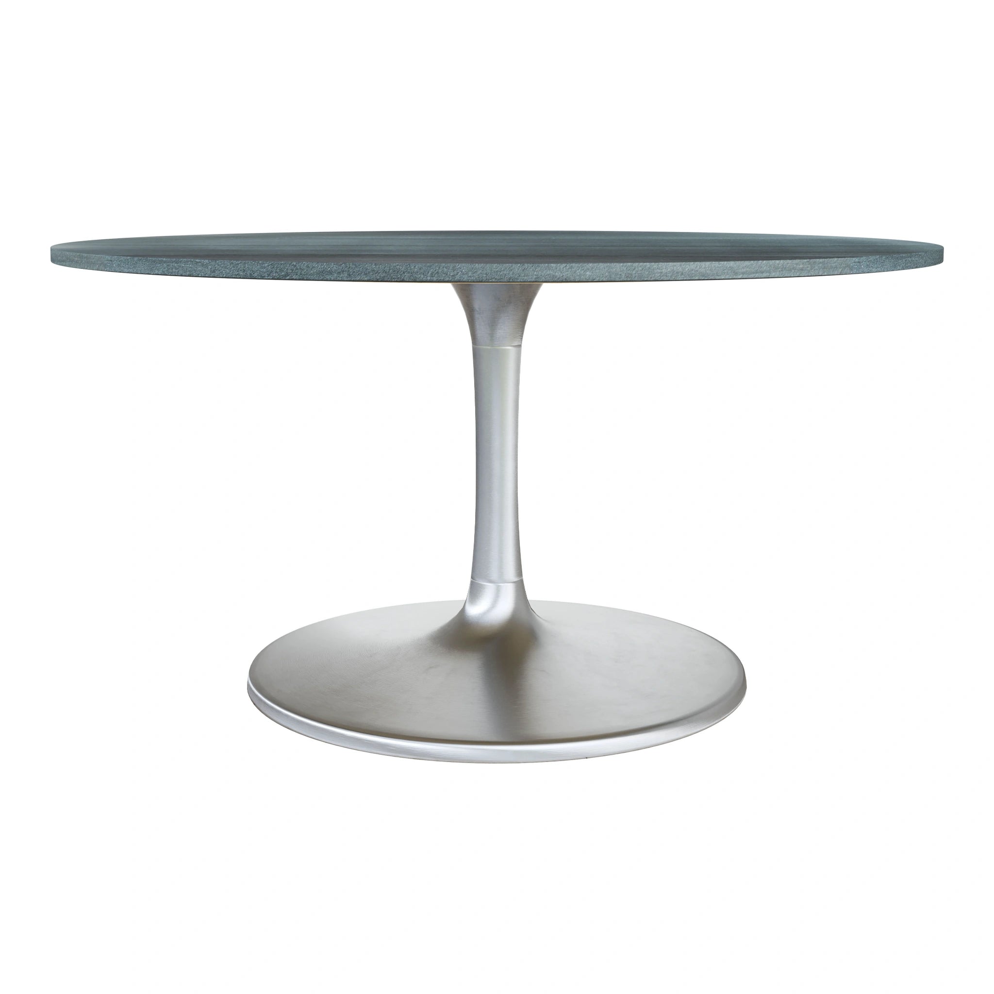 Metropolis Dining Table (60") Gray & Silver image 1