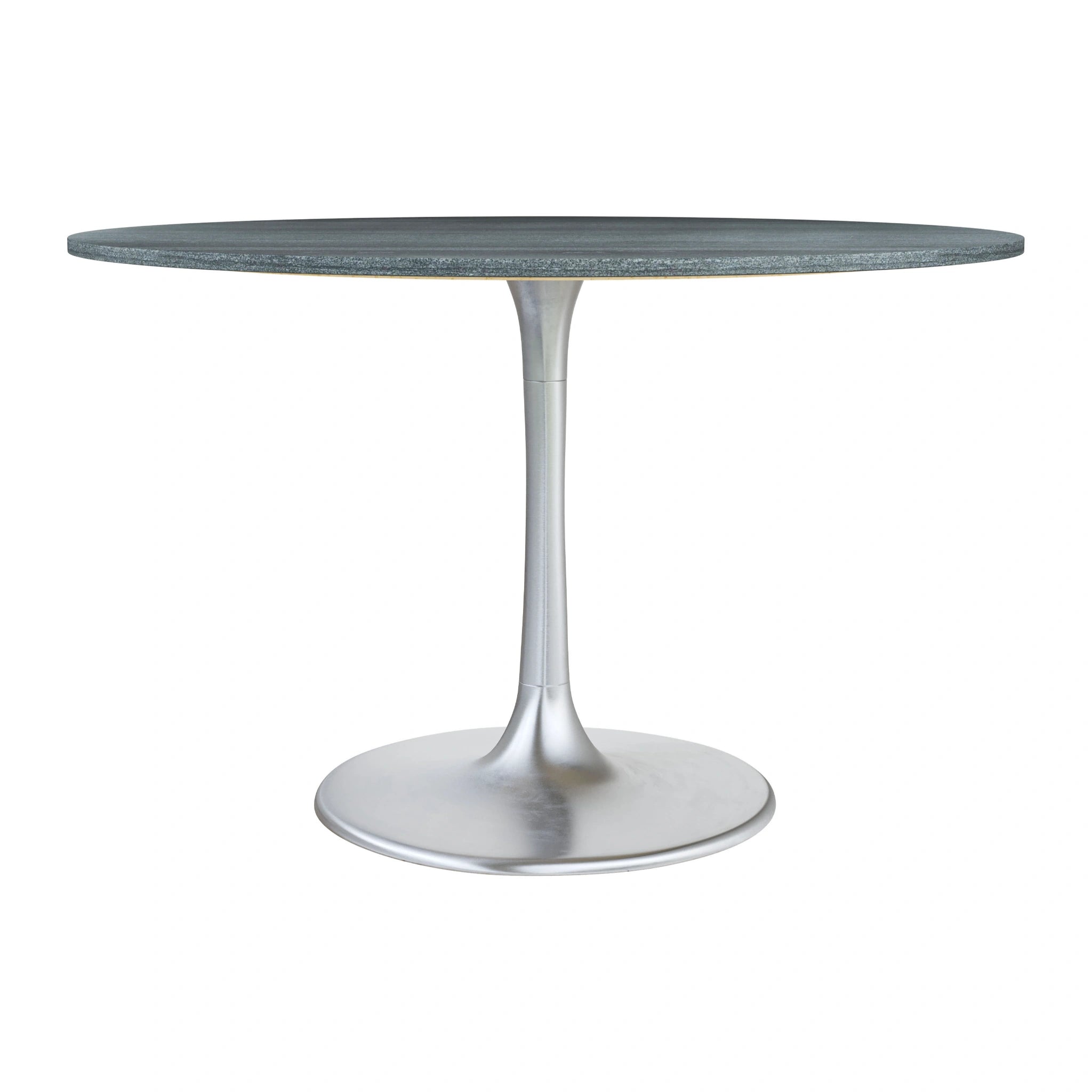 Metropolis Dining Table Gray & Silver image 1