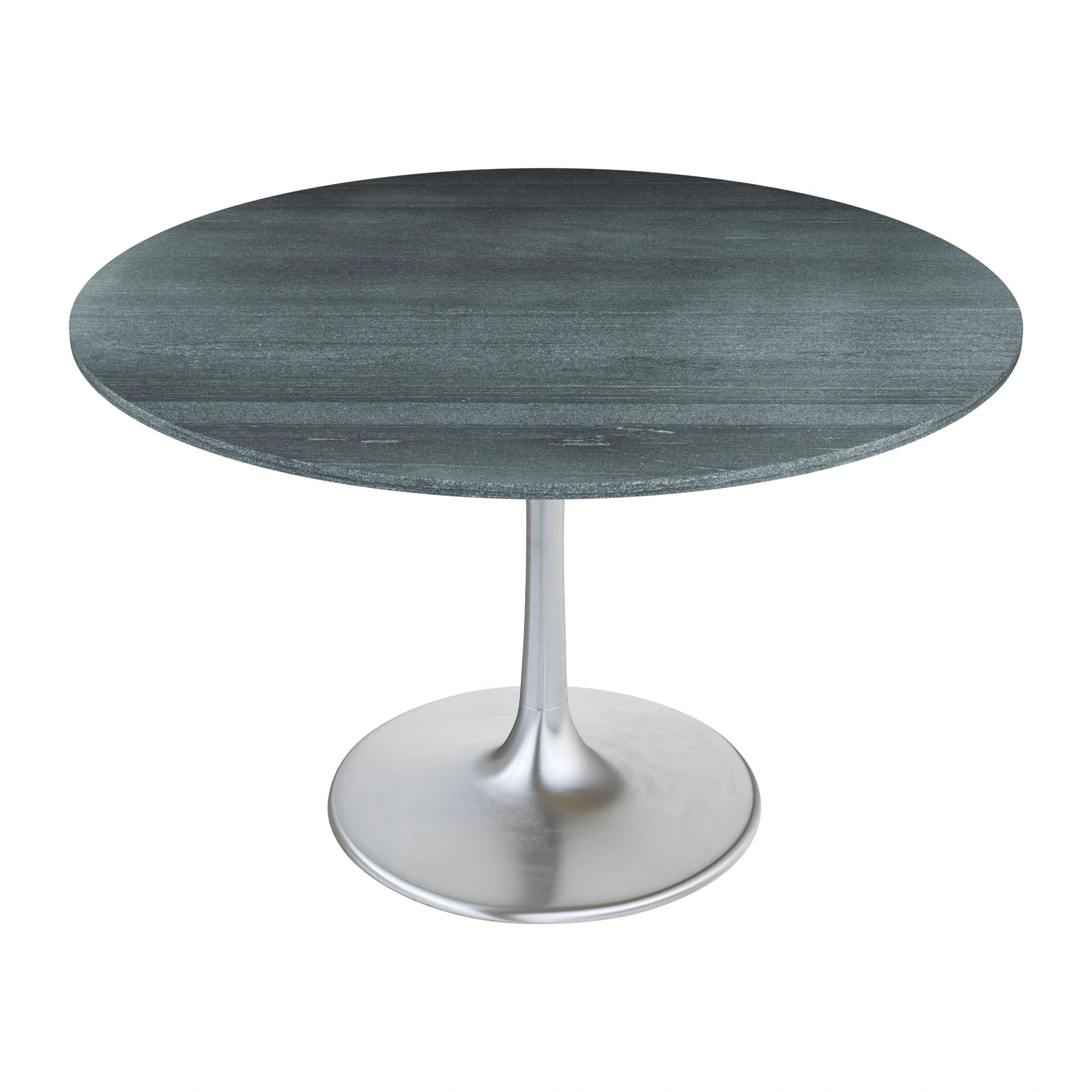 Metropolis Dining Table Gray & Silver image 2