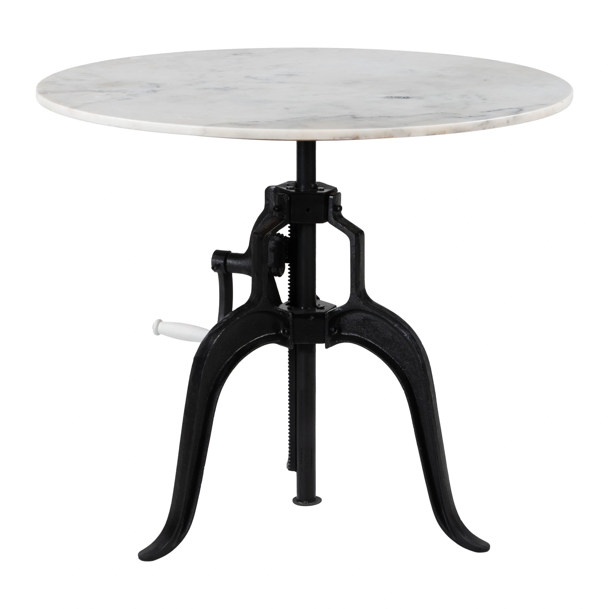 Mufid Bistro Table White & Black image 1
