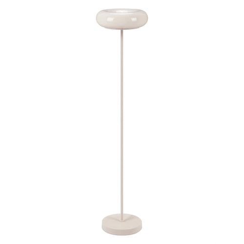 Beige Sculptural Floor Lamp