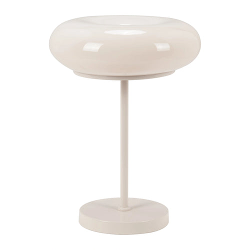 Beige Arc Table Lamp | Powder Coated Steel