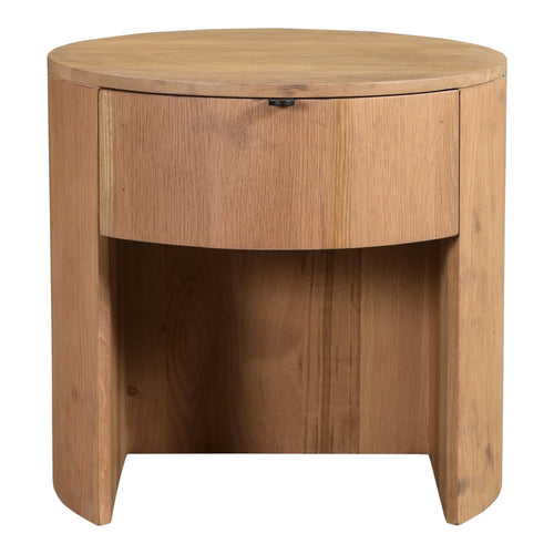 Natural Oak 1-Drawer Nightstand