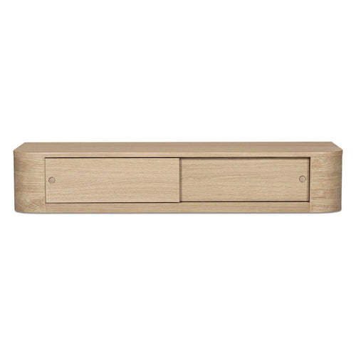 Natural Oak Floating Console Table (TU-1006-24) by Moe's Home Collection