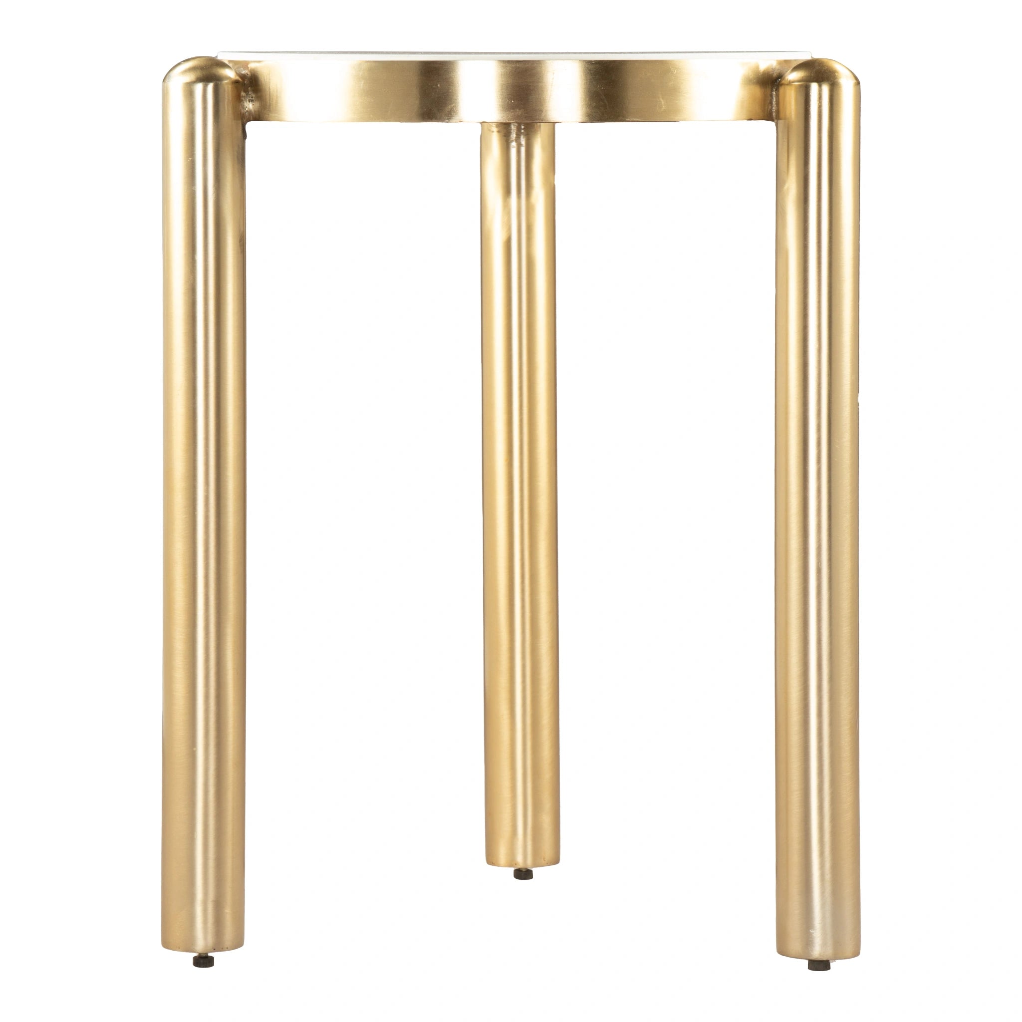 Noan Side Table White & Gold image 2