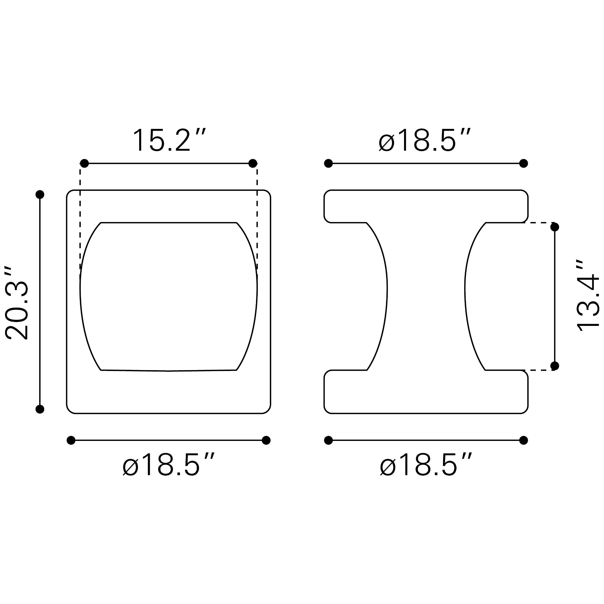 Nuuk Side Table Black image 7