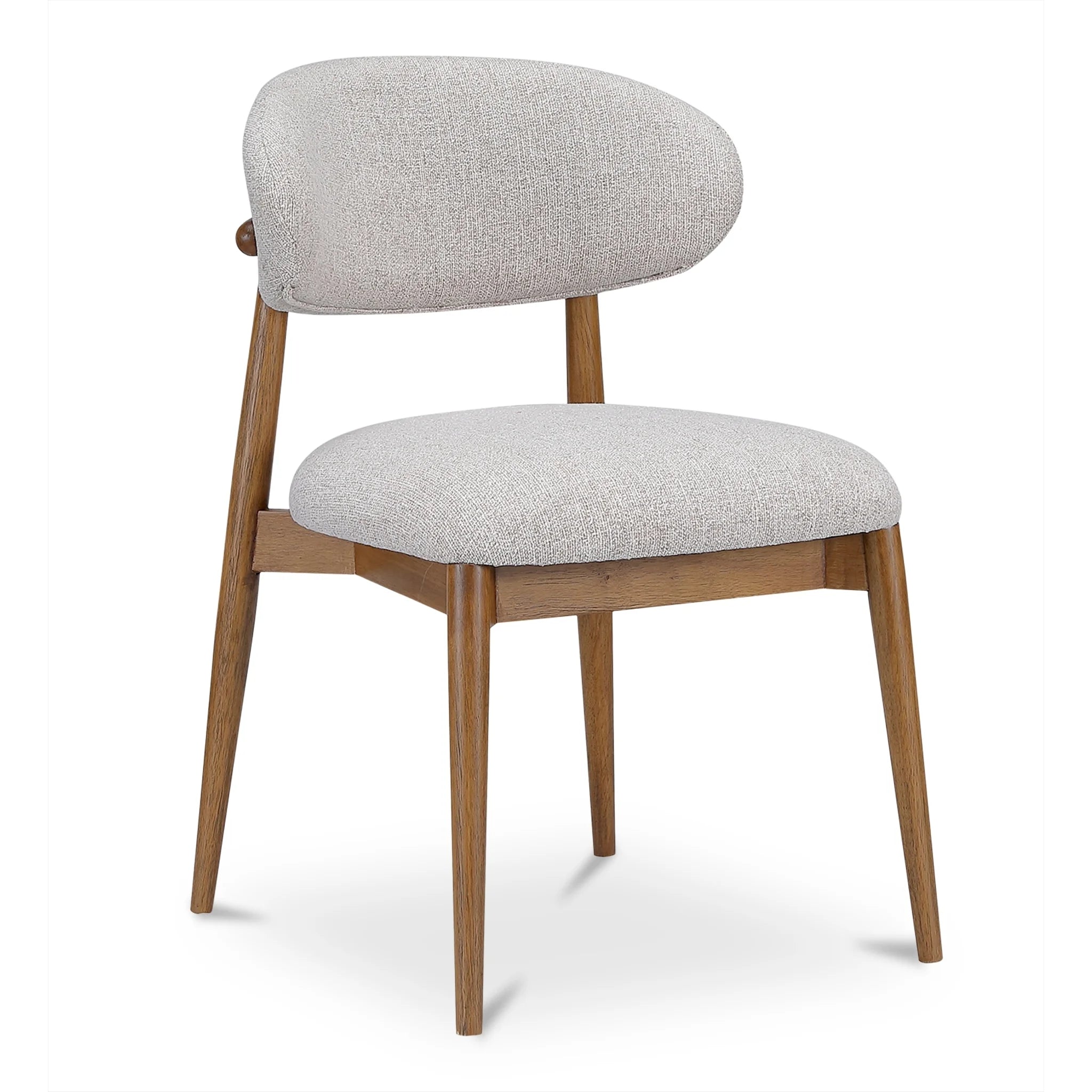 Oatmeal Dining Chair with Floating Oval Back (ME-1069-34) by Moe's Home Collection image 3
