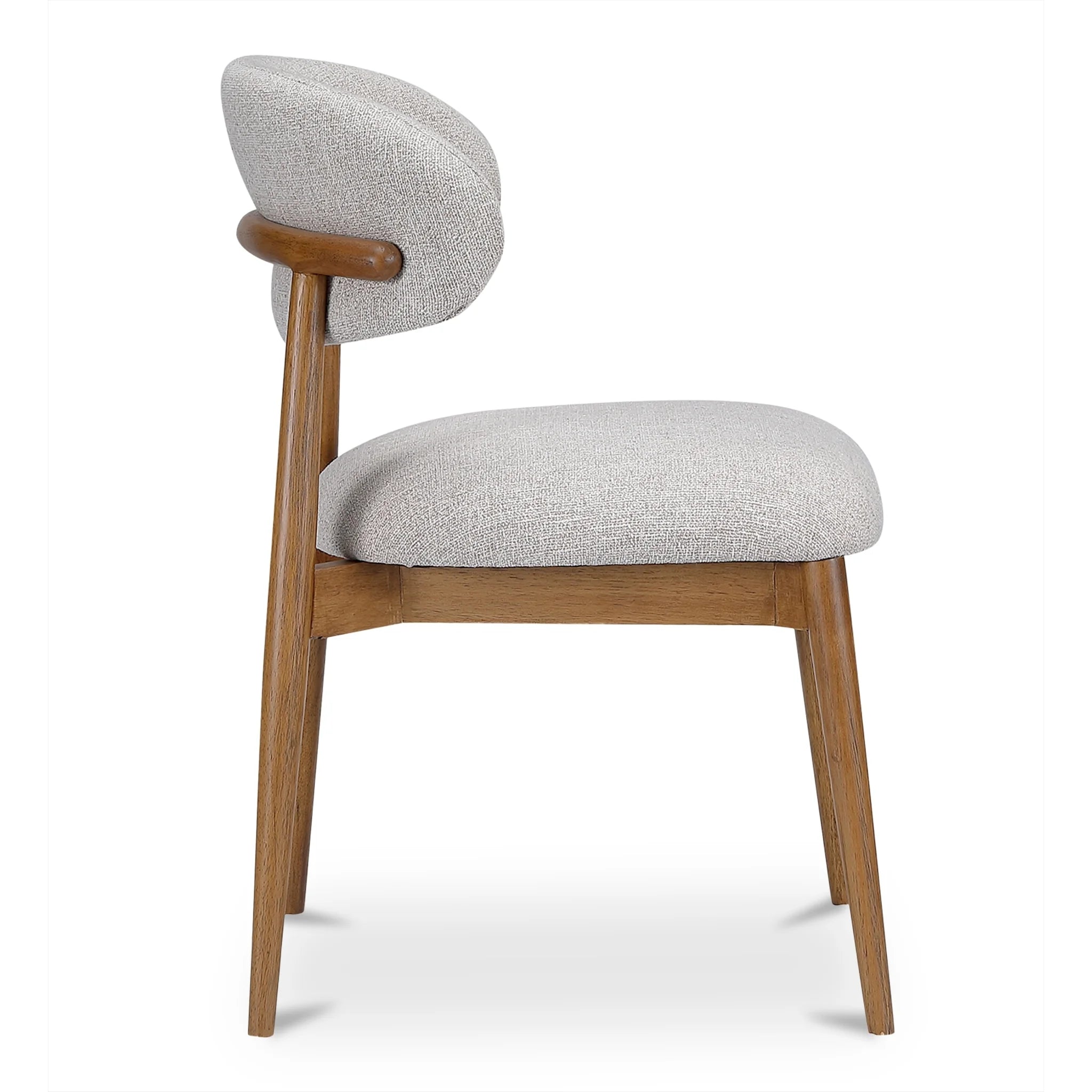 Oatmeal Dining Chair with Floating Oval Back (ME-1069-34) by Moe's Home Collection image 4